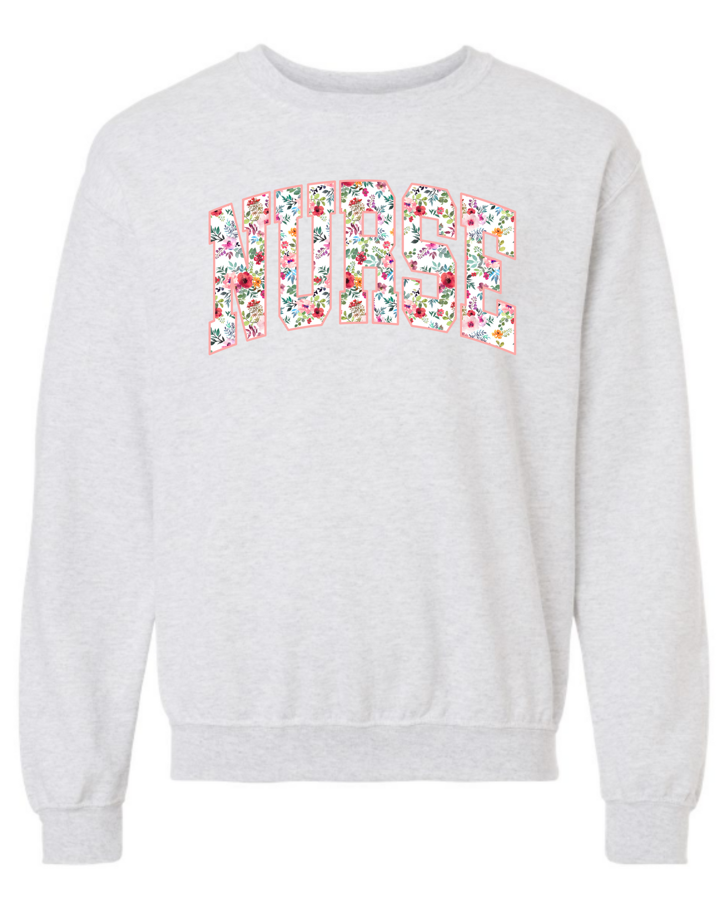 Floral Nurse Sweatshirt