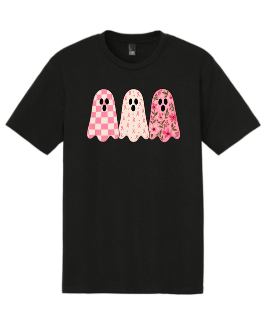 Ghosts Breast Cancer Awareness T Shirt