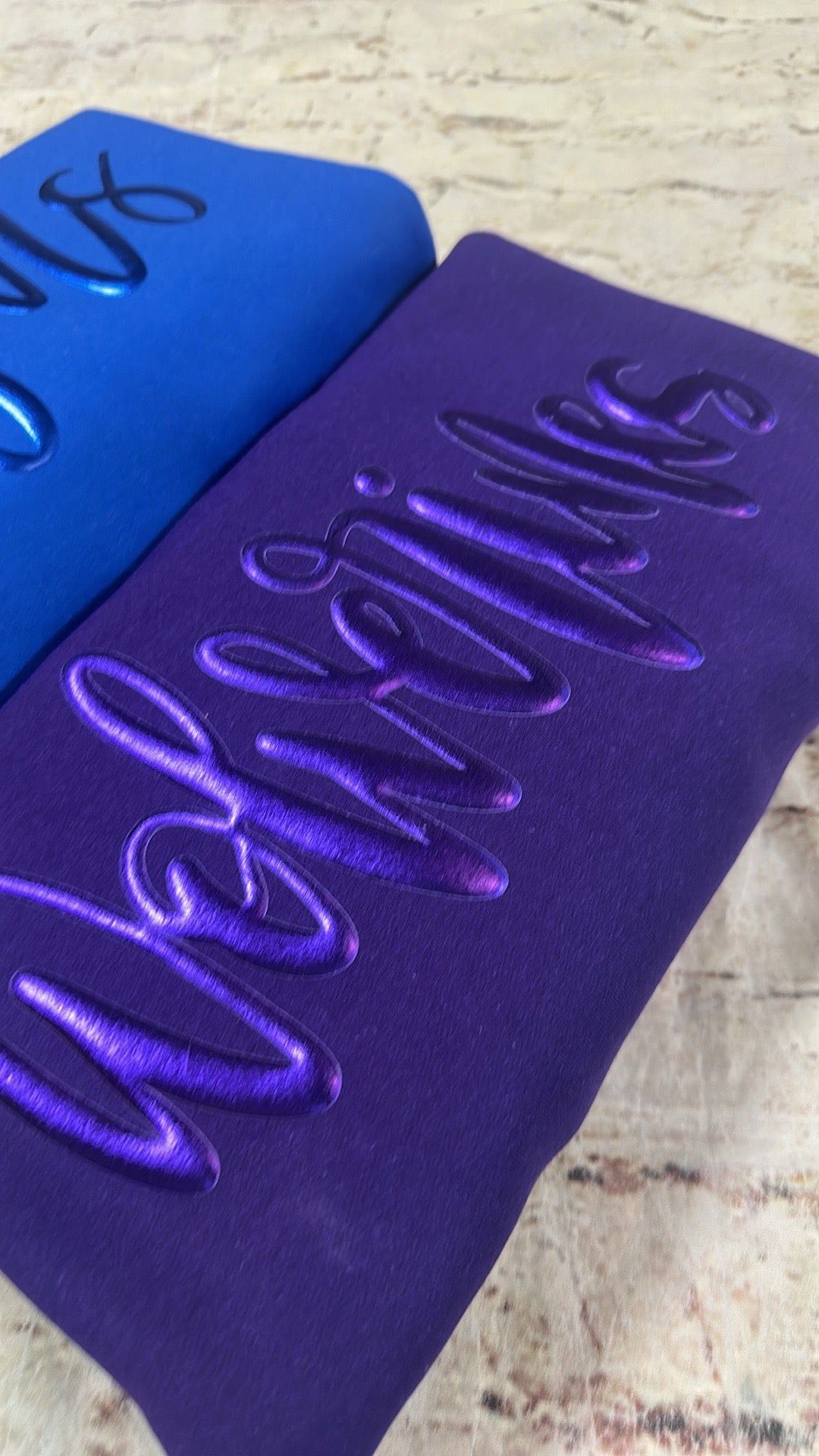 Metallic Puff Mascot Sweatshirts!