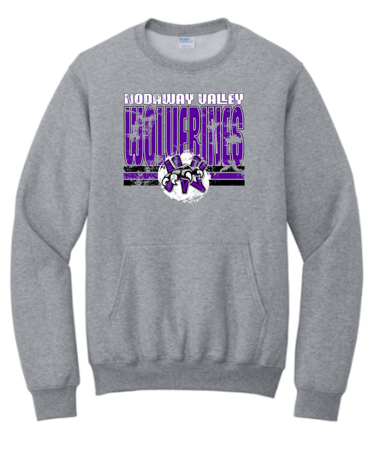 Wolverines Pocket Crewneck Sweatshirt