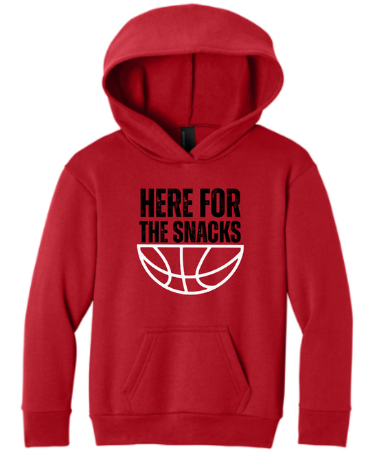 Just here for the Snacks- Youth Hoodie
