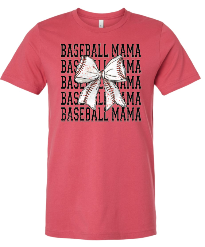 Baseball Mama Repeat- Bow