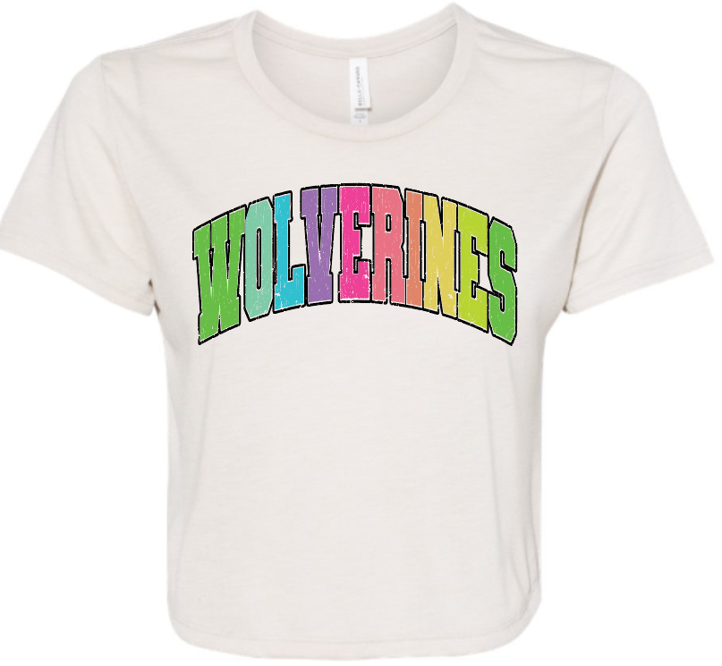 Colorful Mascot Crop