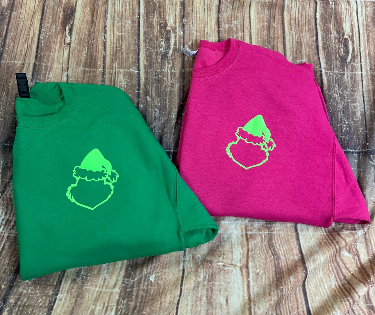 Grinch Puff Sweatshirt