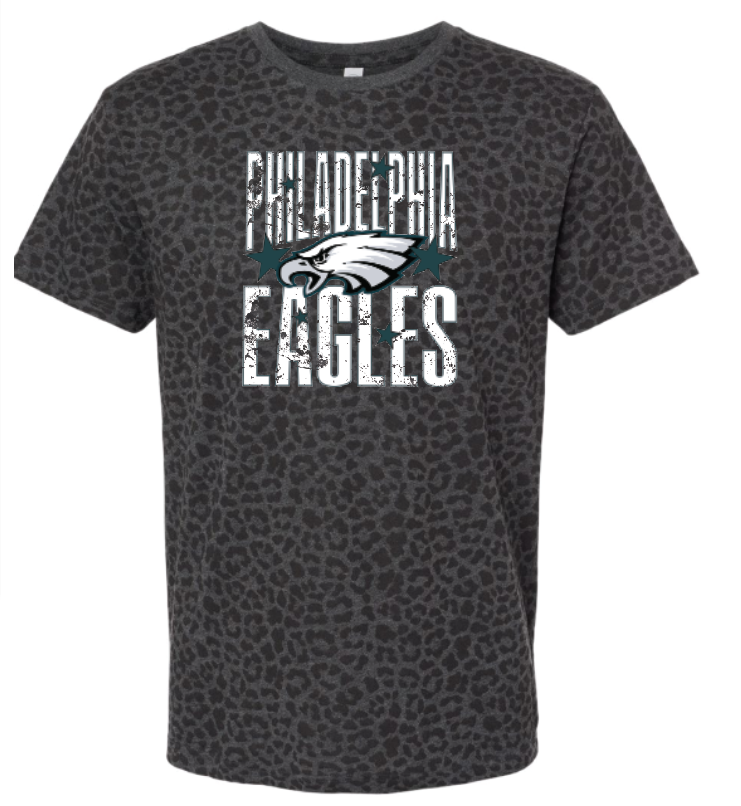 Black Leopard T- EAGLES