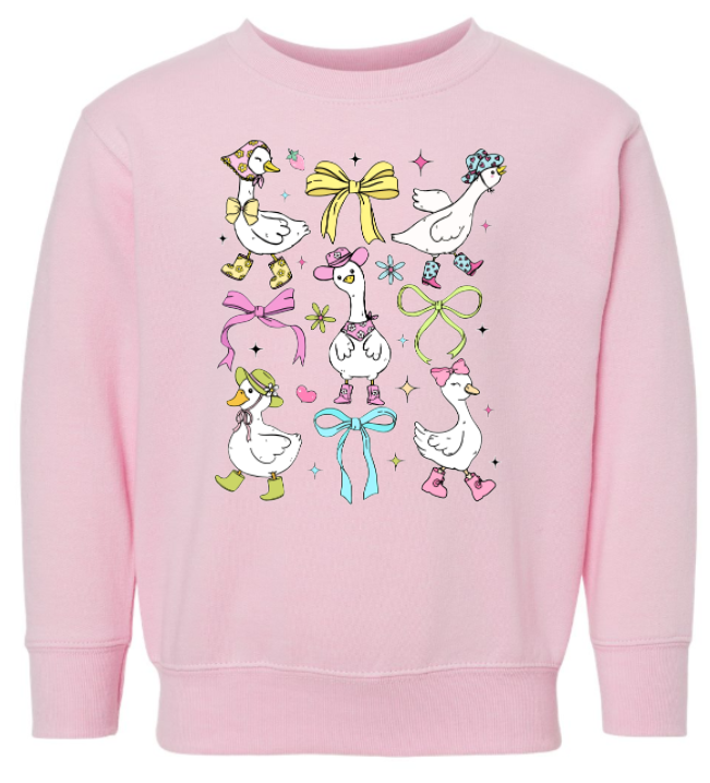 Spring Goose Toddler Sweatshirt