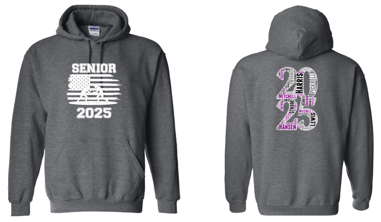 Senior Wrestling Hoodies