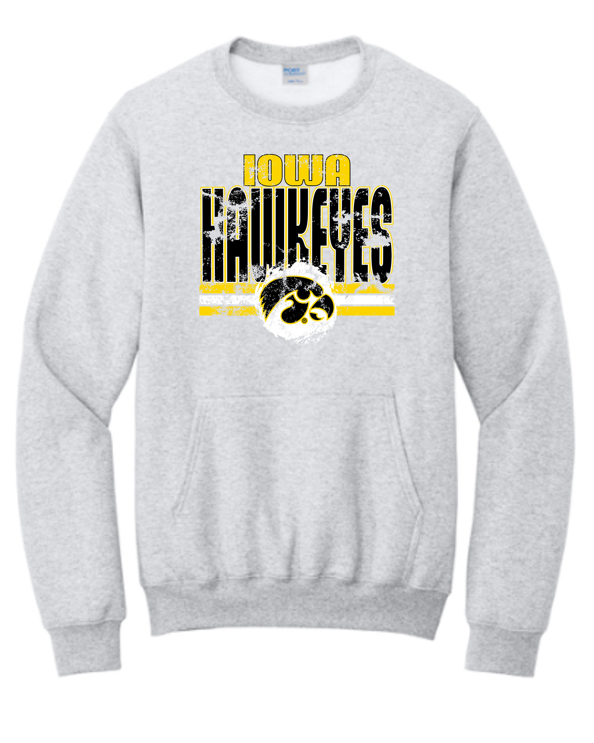 Hawkeyes Pocket Crewneck Sweatshirt
