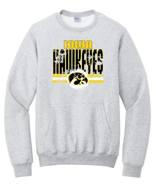 Hawkeyes Pocket Crewneck Sweatshirt