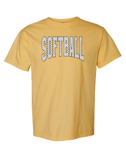 Softball Polk-a-dot T Shirt