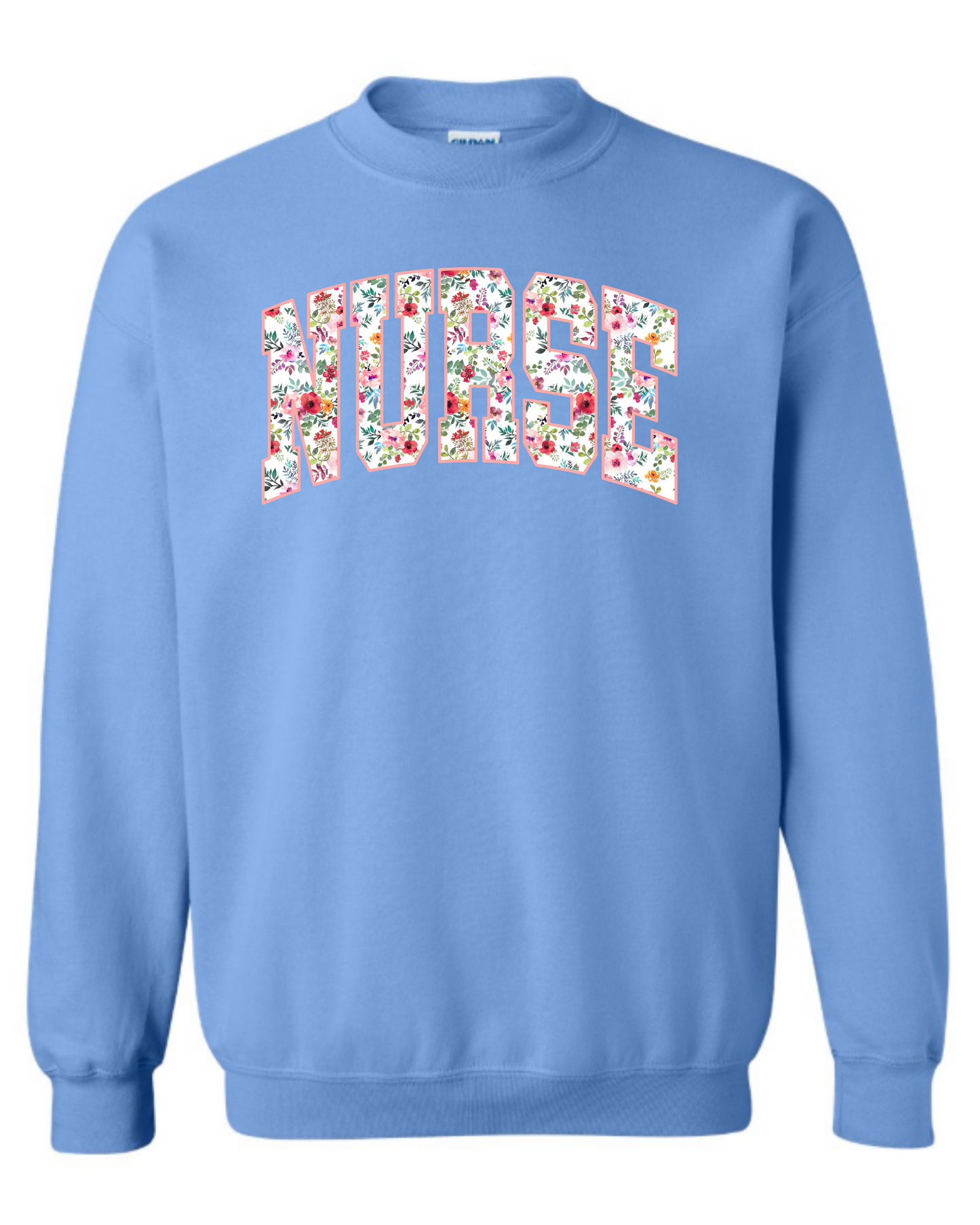Floral Nurse Sweatshirt