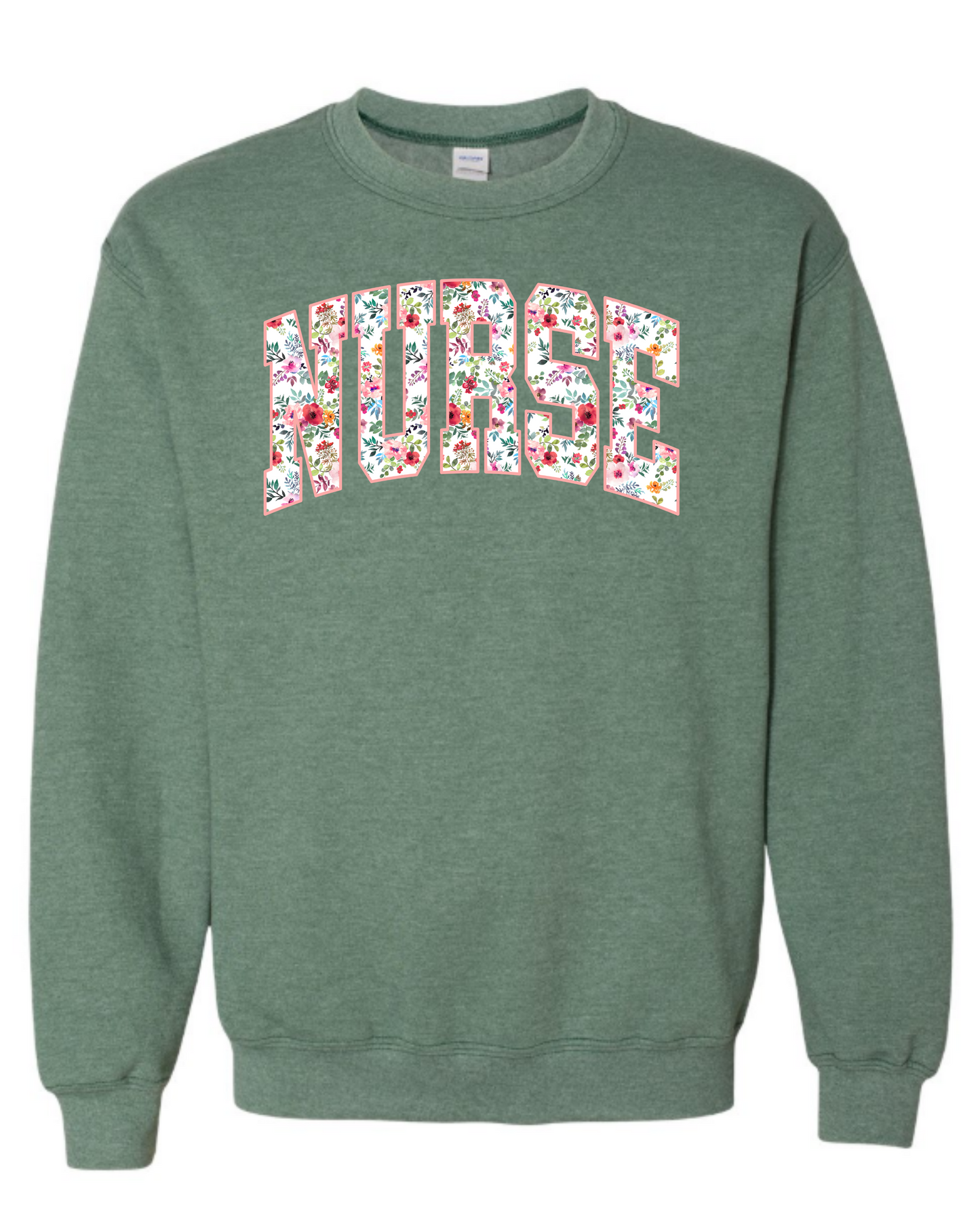 Floral Nurse Sweatshirt