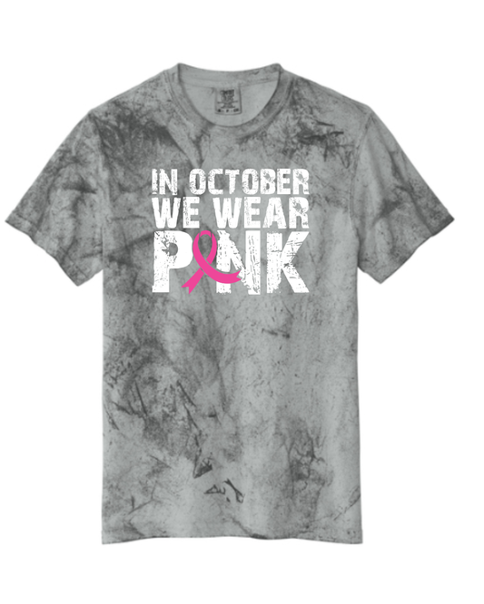 In October We Wear Pink- Color Blast
