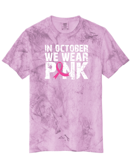 In October We Wear Pink- Color Blast