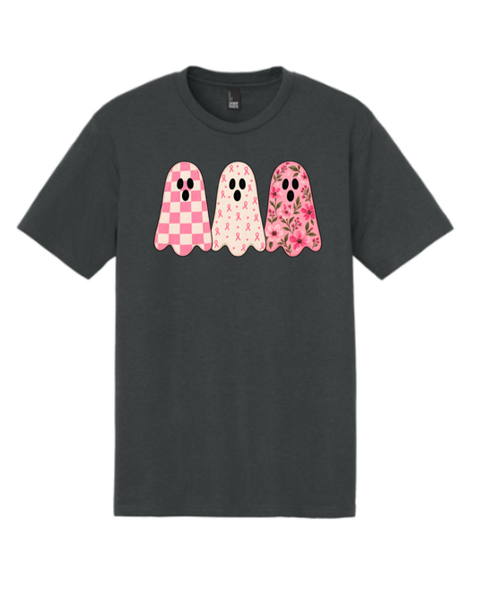 Ghosts Breast Cancer Awareness T Shirt