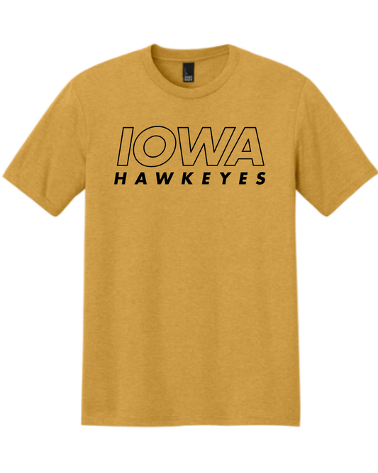 Iowa T Shirt- District Tri Blend