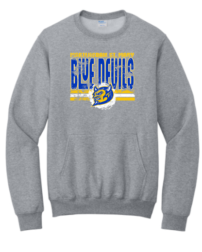 Blue Devils Pocket Crewneck Sweatshirt
