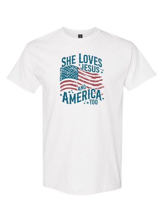 She Love Jesus and America Too