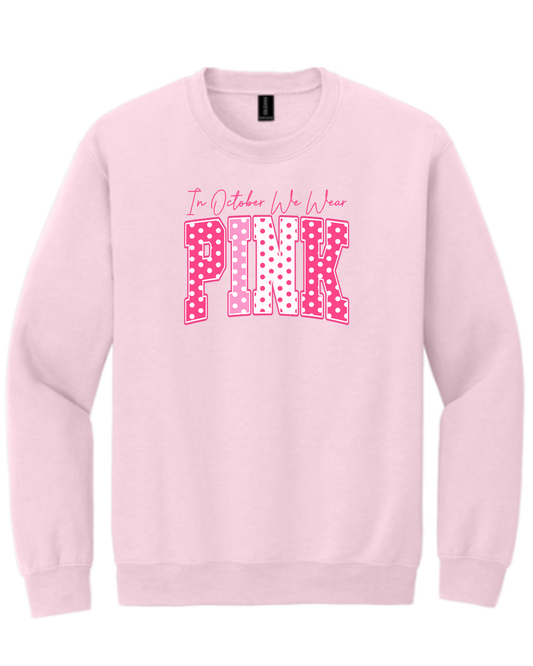 In October We Wear Pink- Polka Dot