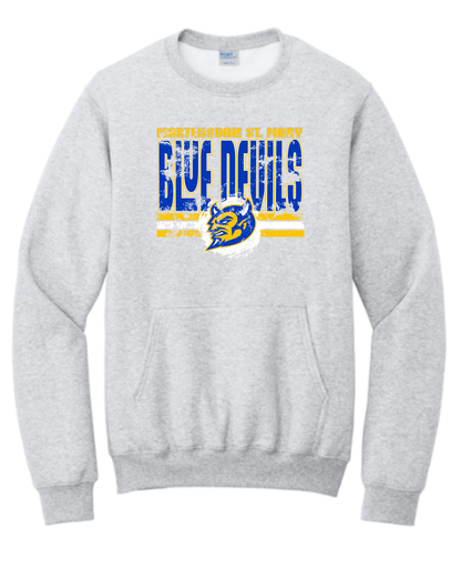 Blue Devils Pocket Crewneck Sweatshirt