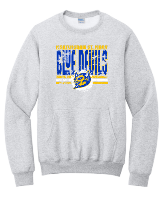 Blue Devils Pocket Crewneck Sweatshirt