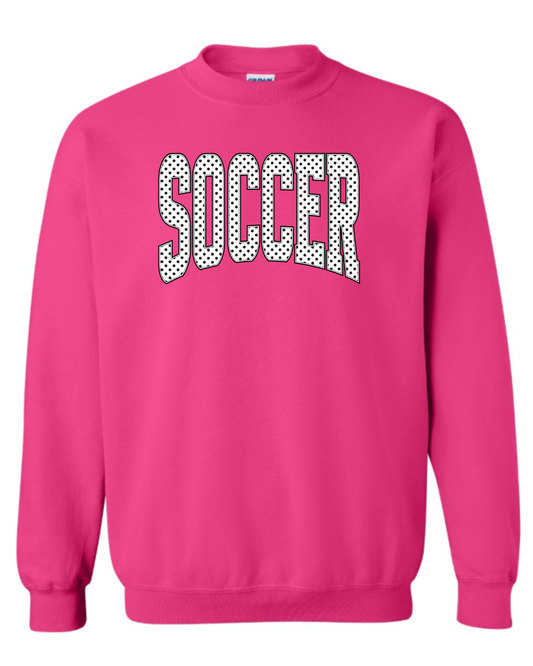 Soccer Polk-A-Dot Sweatshirt