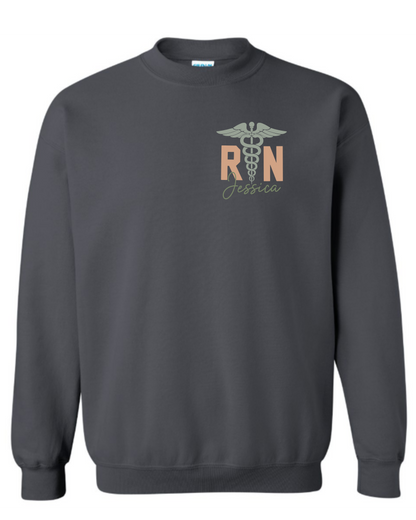Personalized RN Sweatshirt