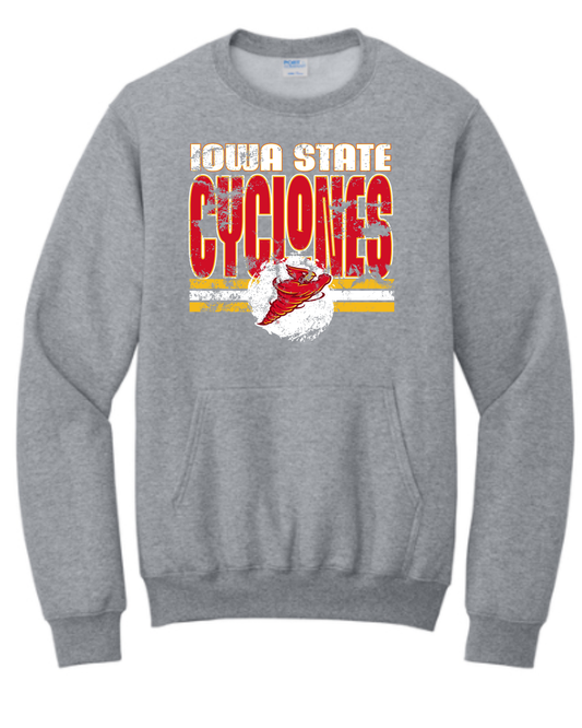 Cyclones Pocket Crewneck Sweatshirt