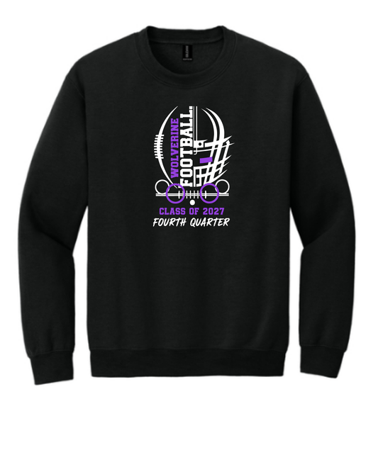 Senior Football Crewneck Sweatshirt