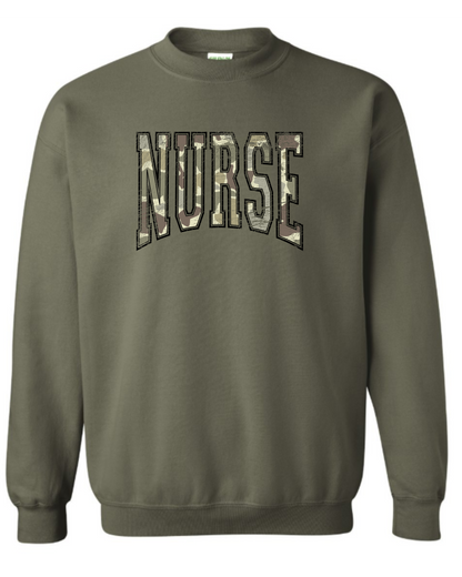 Camo Nurse Sweatshirt