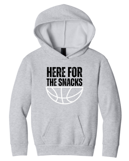 Just here for the Snacks- Youth Hoodie