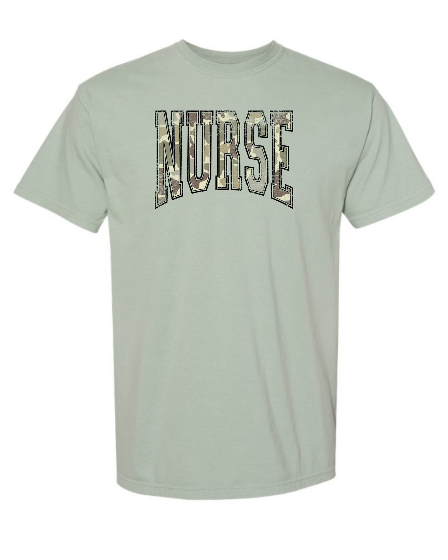 Camo Nurse T Shirt