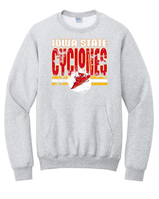 Cyclones Pocket Crewneck Sweatshirt