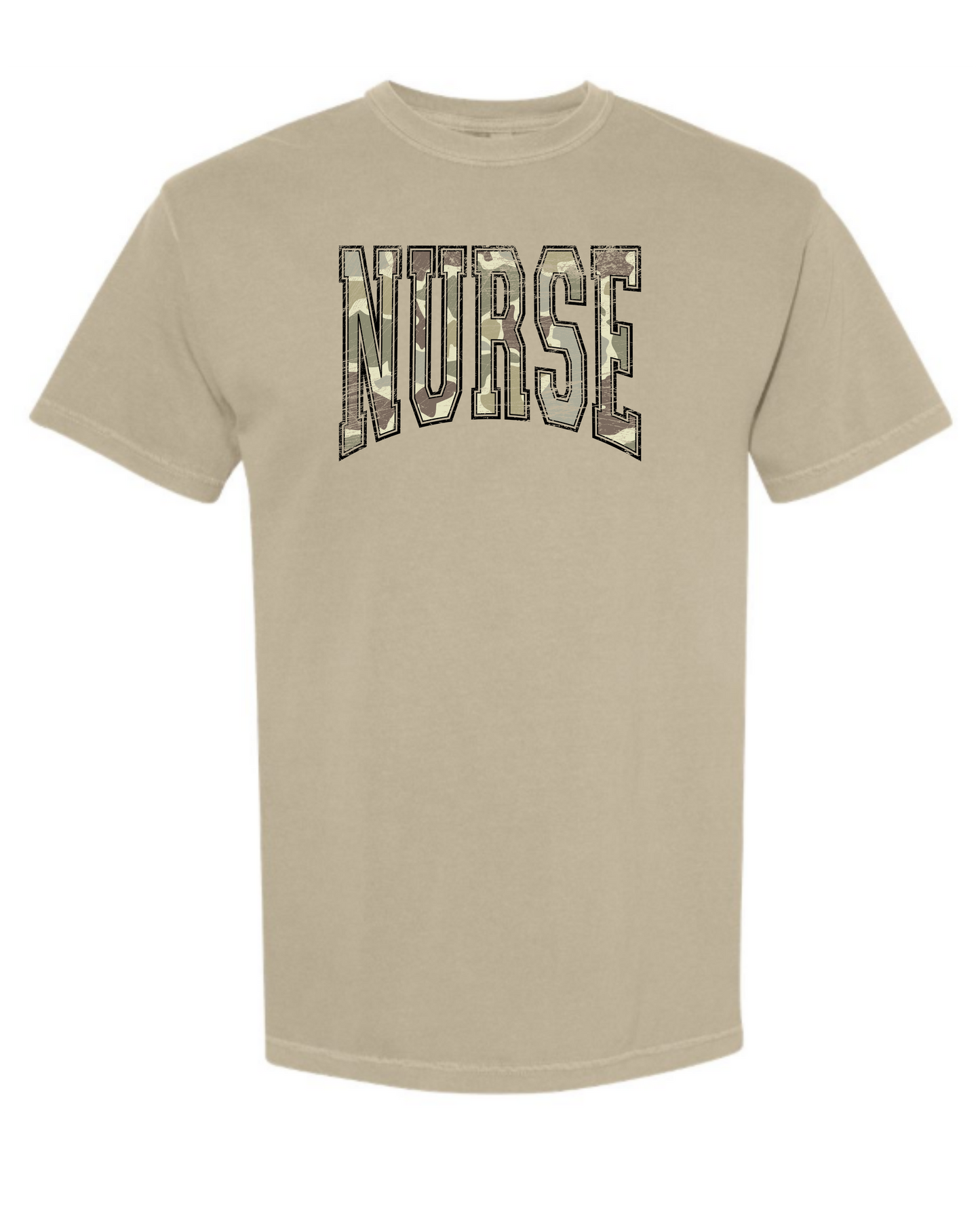 Camo Nurse T Shirt