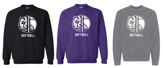 Wolverine Softball Crewneck Sweatshirt