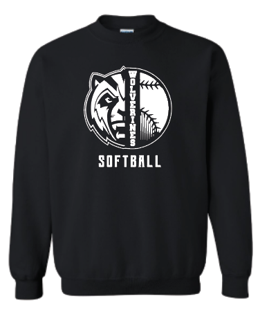 Wolverine Softball Crewneck Sweatshirt
