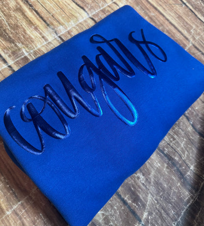 Metallic Puff T-Shirts- Cougars!