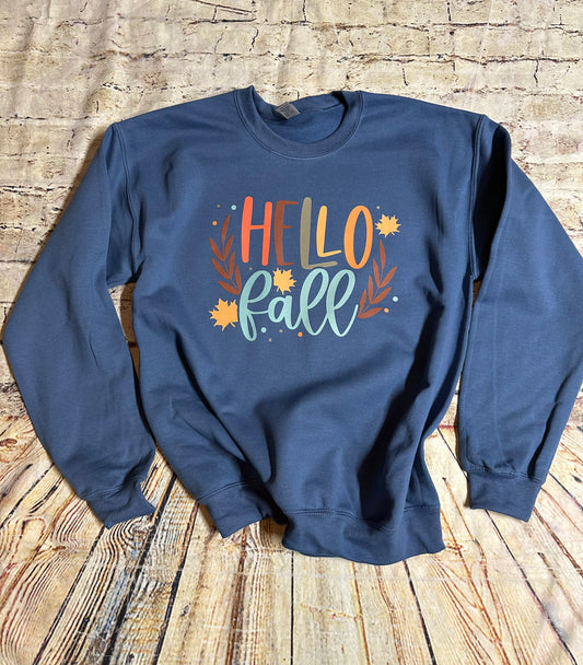 Fall Indigo Sweatshirt