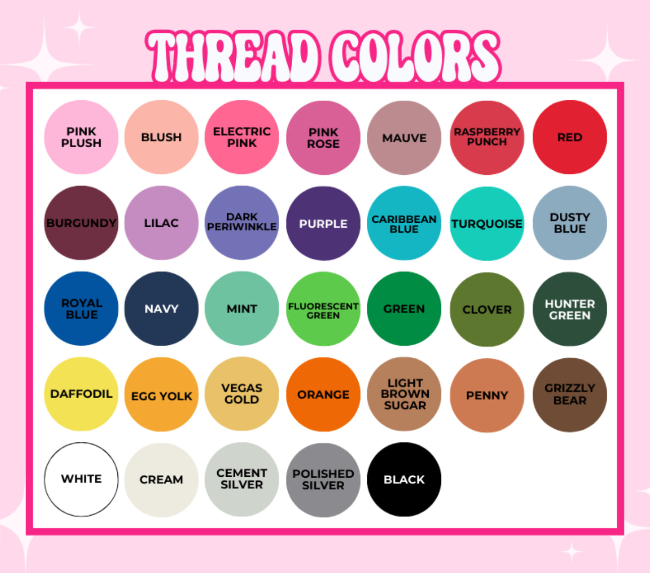 Embroidery Title Apparel