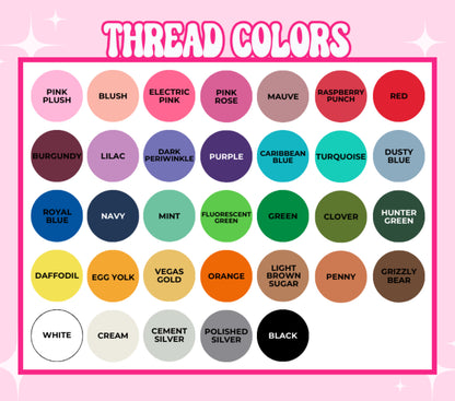 Embroidery Title Apparel