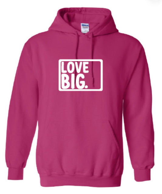 Love Big- Hoodie-Multiple Colors