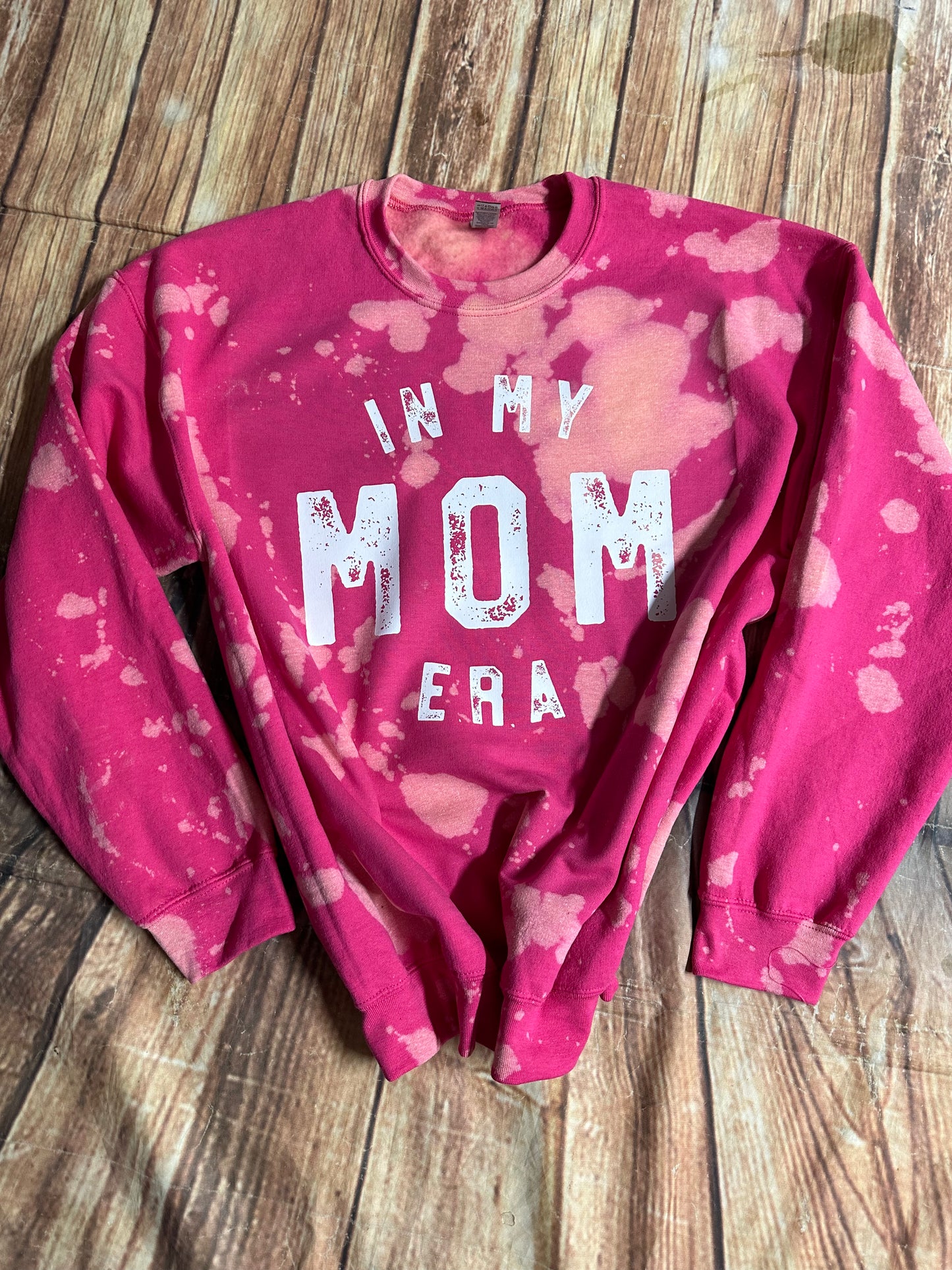 Mom Era Bleach Sweatshirt