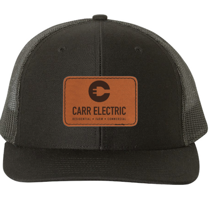 Carr Hat- Leather Patch Engraved