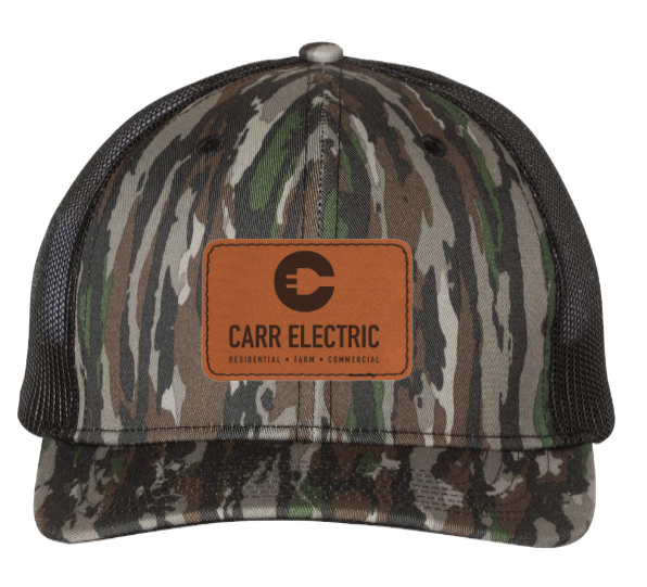 Carr Hat- Leather Patch Engraved