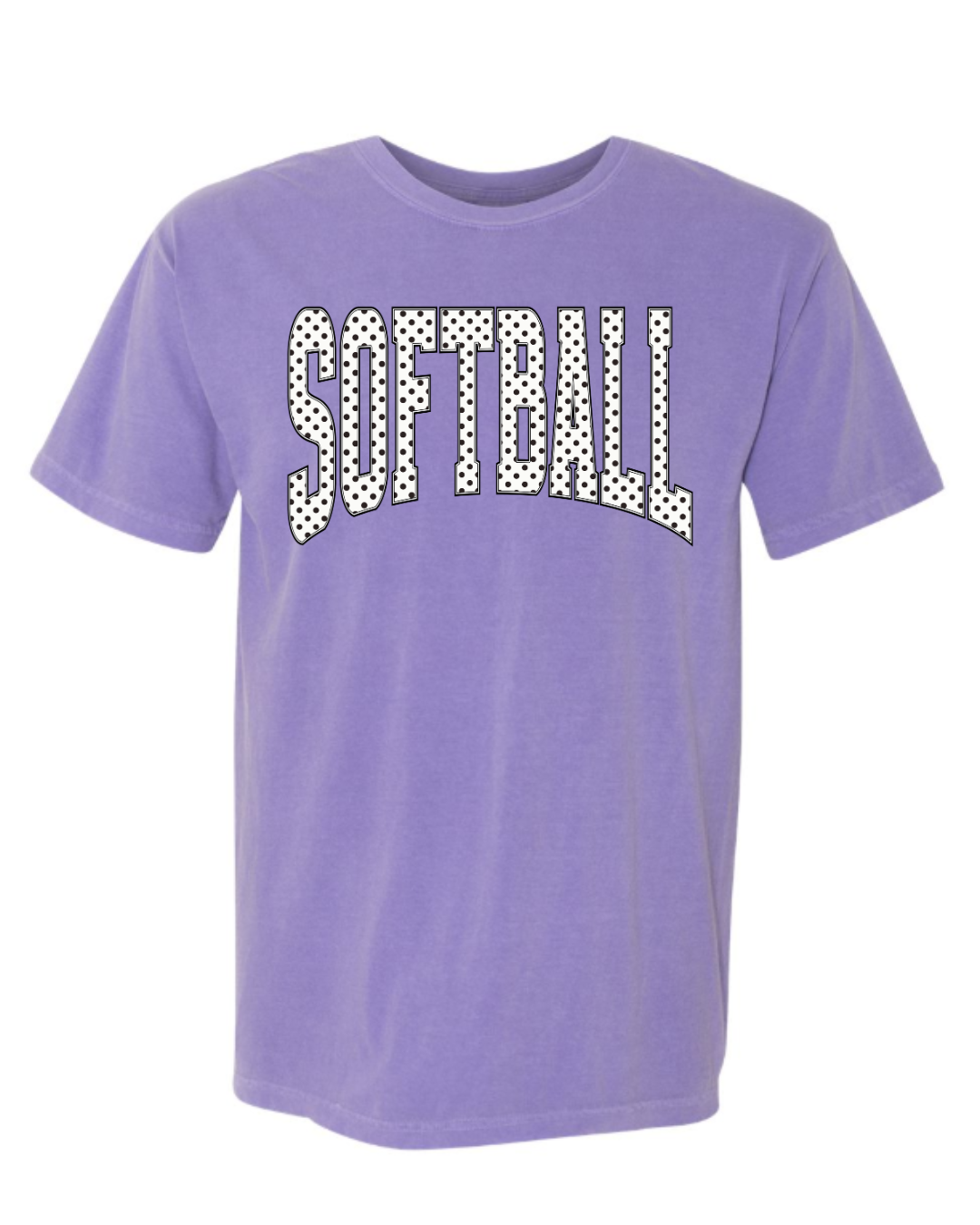 Softball Polk-a-dot T Shirt