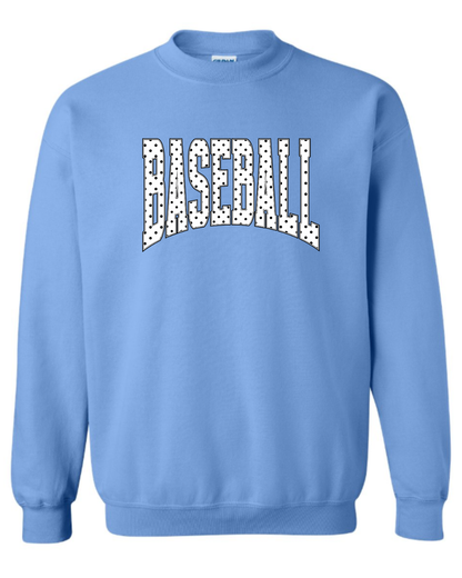 Baseball Polk-A-Dot Sweatshirt