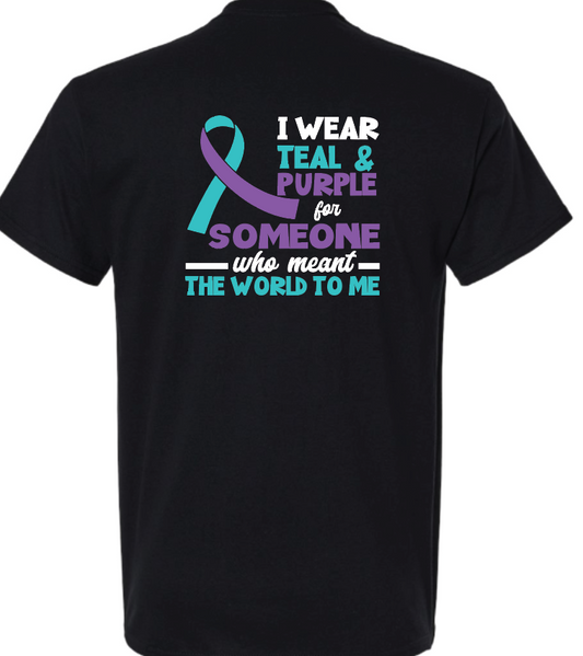 Memorial Shirt for Suicide Awareness Walk