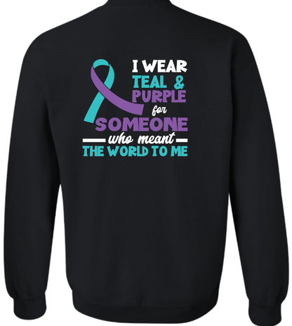 Memorial Sweatshirt for Suicide Awareness Walk