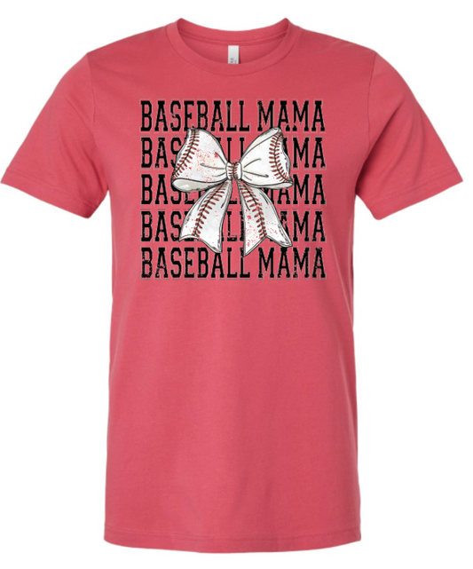 Baseball Mama Repeat- Bow