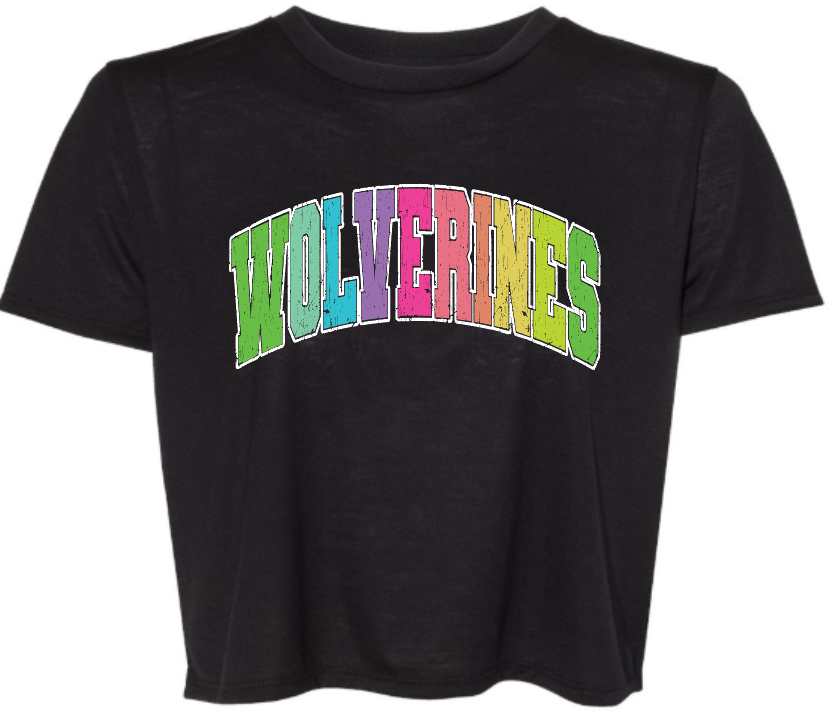 Colorful Mascot Crop